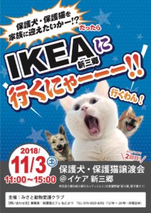 ●保護犬・保護猫譲渡会 @ IKEA 新三郷 | 三郷市 | 埼玉県 | 日本
